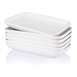 Rectangular Salad Plates, Set of 6