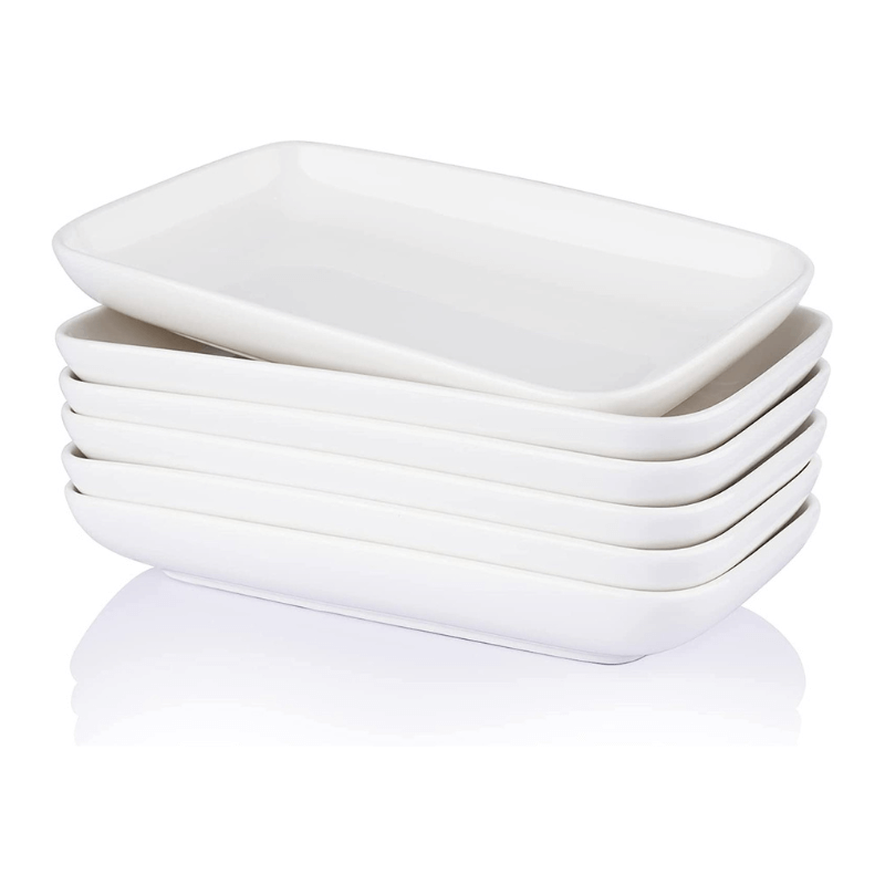 Rectangular Salad Plates, Set of 6