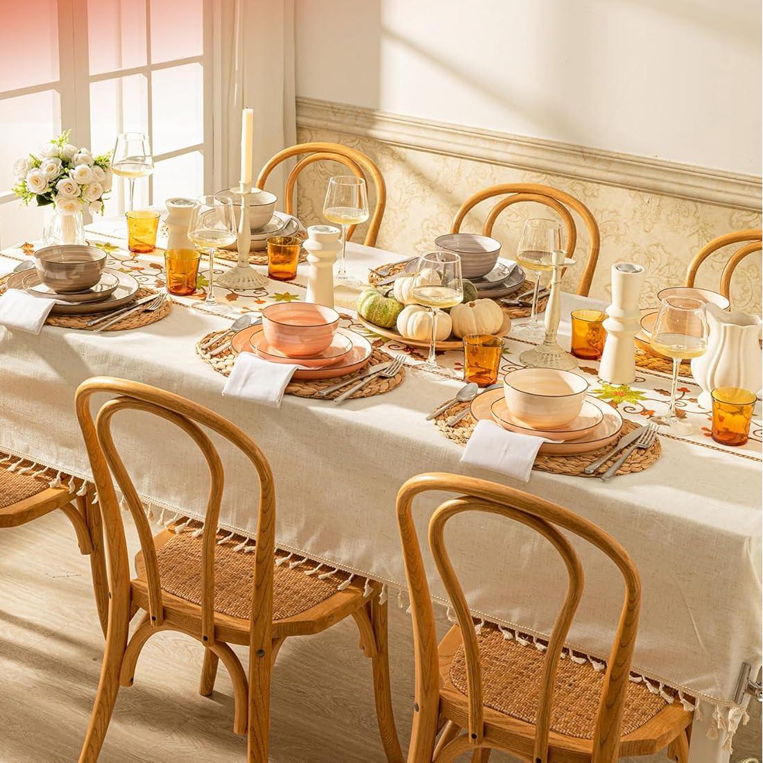 Neutral Round Porcelain Plates