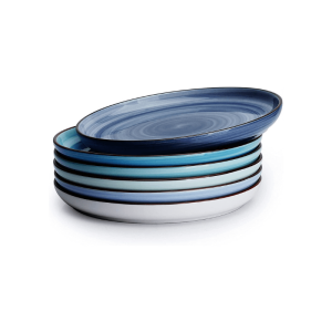 Blue Gradient Porcelain Plates